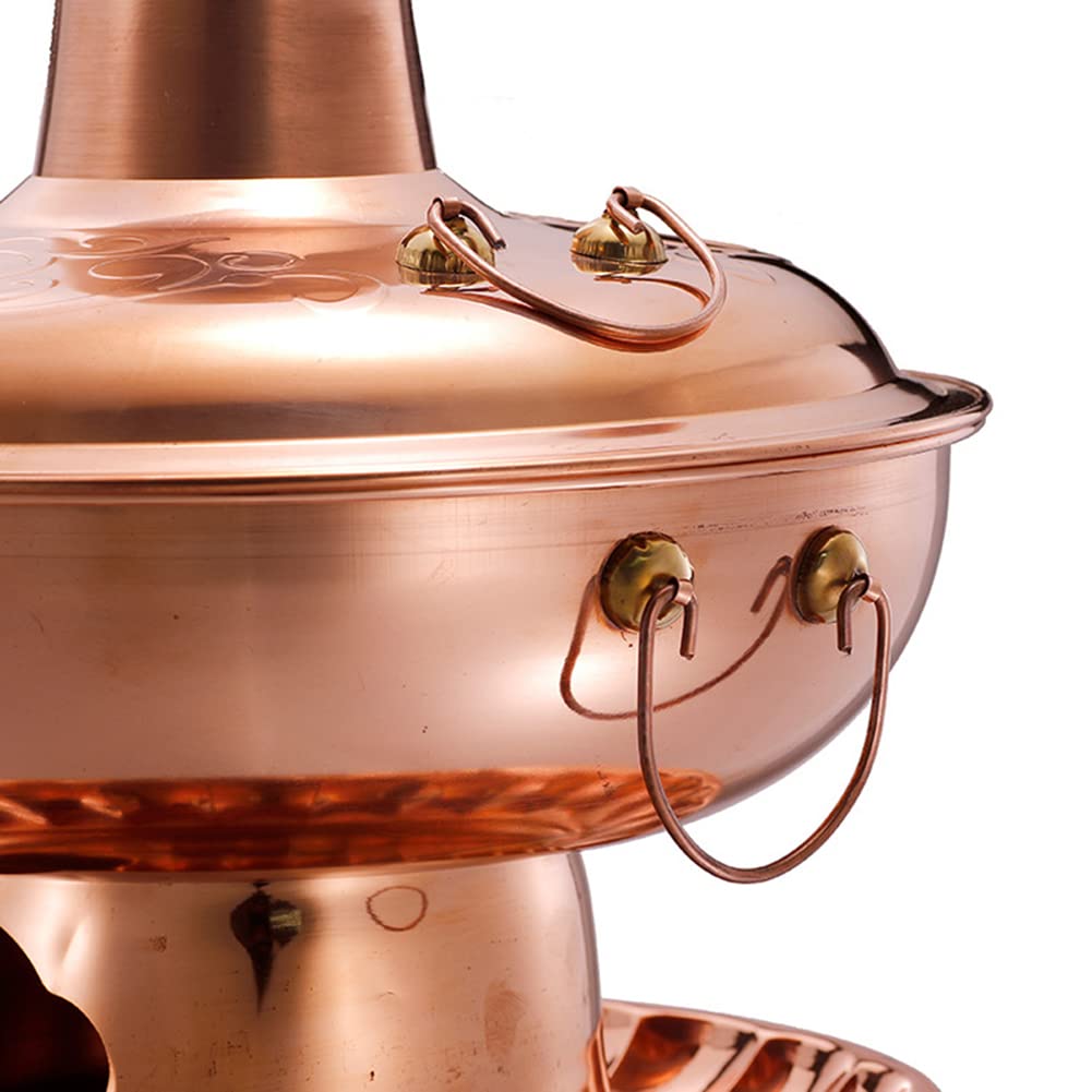 Amazon.co.jp: 伝統的な中国の銅鍋、ヴィンテージしゃぶ鍋